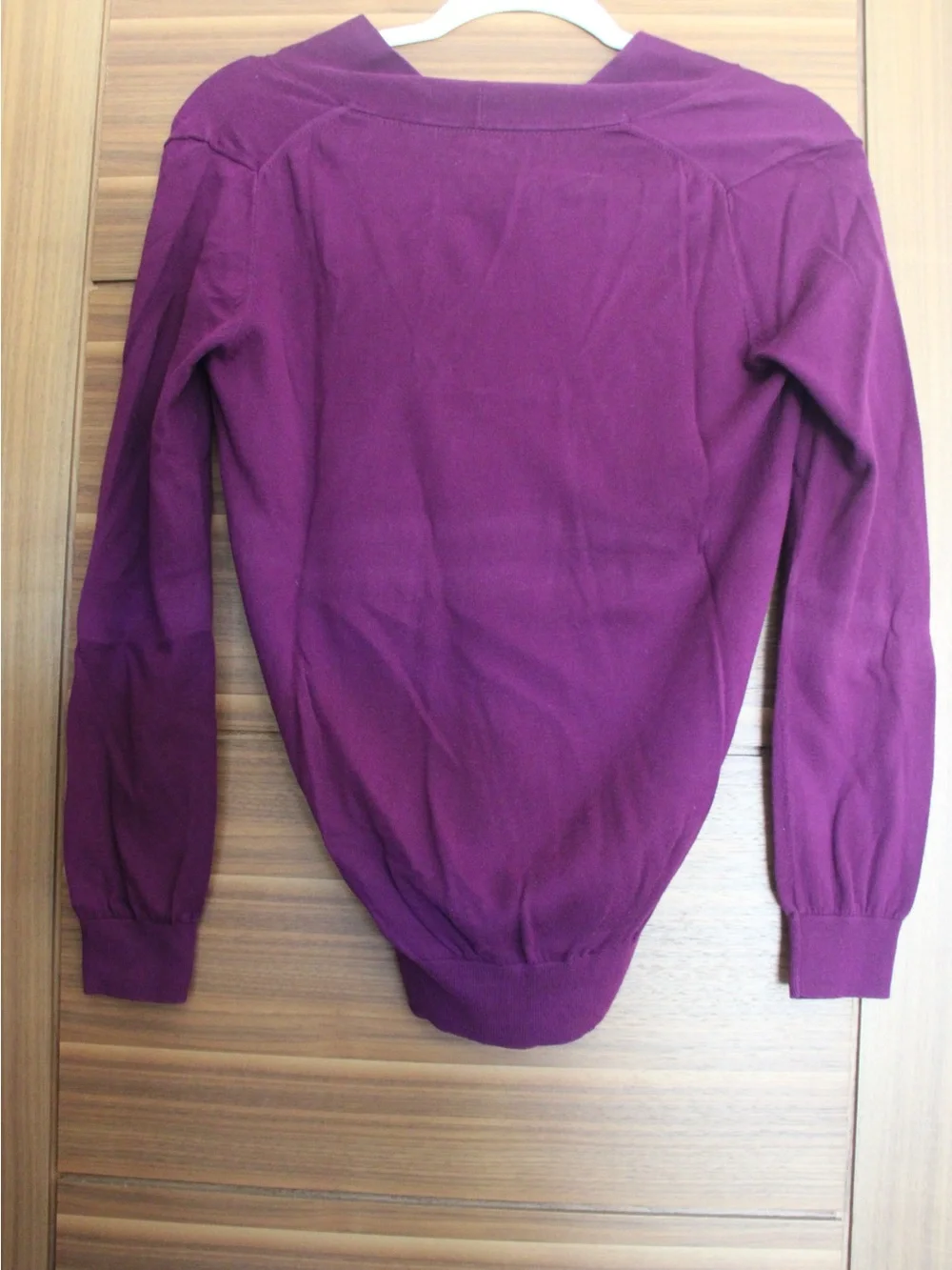 J. Crew Deep Plum V-Neck Sweater